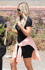 KHLOE KARDASHIAN Leaves a Studio in Los Angeles 07/16/2018