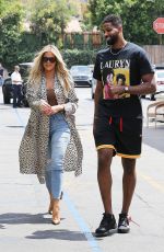 KHLOE KARDASHIAN Out for Lunch in Sherman Oaks 07/18/2018