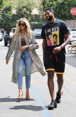 KHLOE KARDASHIAN Out for Lunch in Sherman Oaks 07/18/2018