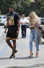 KHLOE KARDASHIAN Out for Lunch in Sherman Oaks 07/18/2018