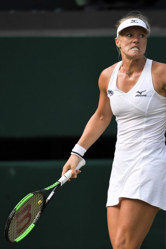 KIKI BERTENS at Wimbledon Tennis Championships in London 07/06/2018