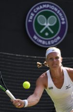 KIKI BERTENS at Wimbledon Tennis Championships in London 07/10/2018