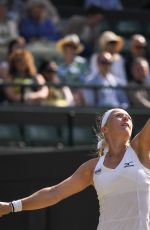 KIKI BERTENS at Wimbledon Tennis Championships in London 07/10/2018