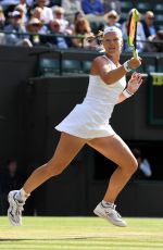 KIKI BERTENS at Wimbledon Tennis Championships in London 07/10/2018