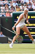 KIKI BERTENS at Wimbledon Tennis Championships in London 07/10/2018