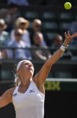 KIKI BERTENS at Wimbledon Tennis Championships in London 07/10/2018