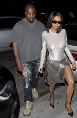 KIM KARDASHIAN and Kanye West Night Out in Los Angeles 07/29/2018