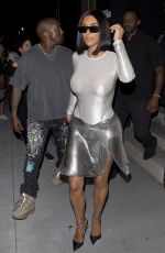 KIM KARDASHIAN and Kanye West Night Out in Los Angeles 07/29/2018