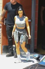 KIM KARDASHIAN at a Studio in Los Angeles 07/16/2018