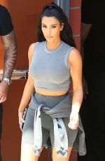 KIM KARDASHIAN at a Studio in Los Angeles 07/16/2018