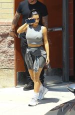 KIM KARDASHIAN at a Studio in Los Angeles 07/16/2018