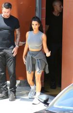 KIM KARDASHIAN at a Studio in Los Angeles 07/16/2018