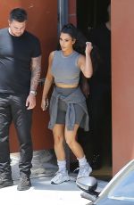 KIM KARDASHIAN at a Studio in Los Angeles 07/16/2018