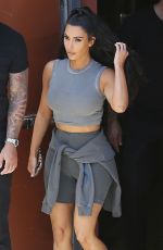 KIM KARDASHIAN at a Studio in Los Angeles 07/16/2018