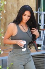 KIM KARDASHIAN at Paint & Sip Studio in Los Angeles 07/23/2018