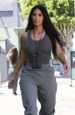 KIM KARDASHIAN at Paint & Sip Studio in Los Angeles 07/23/2018