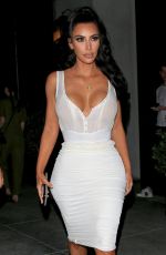 KIM KARDASHIAN at Spago