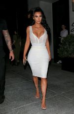 KIM KARDASHIAN at Spago