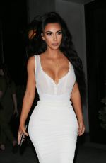 KIM KARDASHIAN at Spago