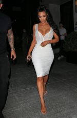 KIM KARDASHIAN at Spago