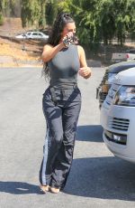 KIM KARDASHIAN Out in Los Angeles 07/17/2018