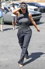 KIM KARDASHIAN Out in Los Angeles 07/17/2018