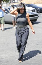 KIM KARDASHIAN Out in Los Angeles 07/17/2018