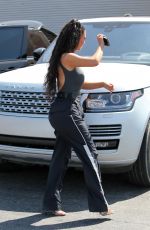 KIM KARDASHIAN Out in Los Angeles 07/17/2018