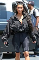 KIM KARDASHIAN Out in West Hollywood 07/19/2018