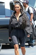 KIM KARDASHIAN Out in West Hollywood 07/19/2018