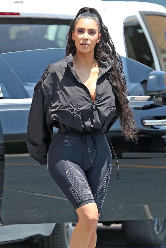 KIM KARDASHIAN Out in West Hollywood 07/19/2018