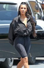KIM KARDASHIAN Out in West Hollywood 07/19/2018