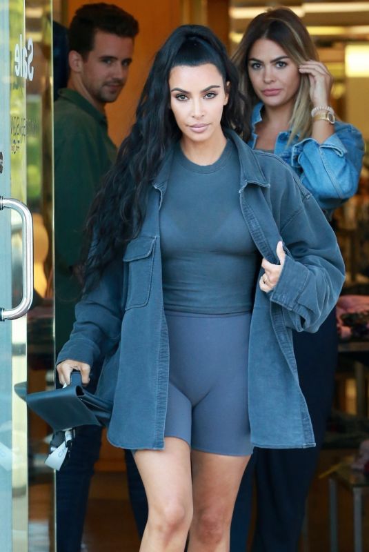KIM KARDASHIAN Shopping at Barneys New York in Beverly Hills 07/01/2018