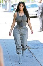 KIM, KOURTNEY and KHLOE KARDASHIAN at Art Studio in Los Angeles 07/23/2018