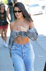 KIM, KOURTNEY and KHLOE KARDASHIAN at Art Studio in Los Angeles 07/23/2018