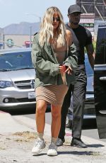 KIM, KOURTNEY and KHLOE KARDASHIAN at Art Studio in Los Angeles 07/23/2018