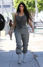 KIM, KOURTNEY and KHLOE KARDASHIAN at Art Studio in Los Angeles 07/23/2018