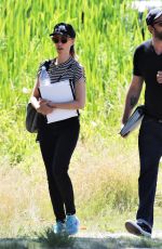 KIM RAVER on the Set of Tempting Fate in Vancouver 07/13/2018