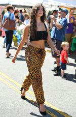 KIRA KOSARIN Shopping at Farmers Market in Los Angeles 07/15/2018