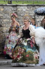 KITTY SPENCER at Dolce and Gabbanna Fashion Show at Lake Como 07/07/2018