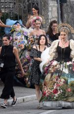 KITTY SPENCER at Dolce and Gabbanna Fashion Show at Lake Como 07/07/2018