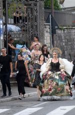 KITTY SPENCER at Dolce and Gabbanna Fashion Show at Lake Como 07/07/2018