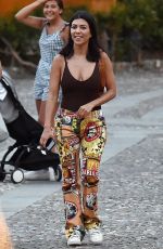 KOURTNEY KARDASHIAN and Younes Bendjima Out in Portofino 07/04/2018