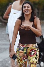 KOURTNEY KARDASHIAN and Younes Bendjima Out in Portofino 07/04/2018