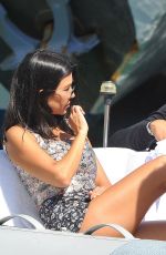 KOURTNEY KARDASHIAN and Younes Bendjima Out Shopping in Portofino 07/02/2018