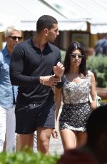 KOURTNEY KARDASHIAN and Younes Bendjima Out Shopping in Portofino 07/02/2018