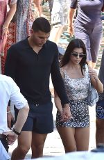 KOURTNEY KARDASHIAN and Younes Bendjima Out Shopping in Portofino 07/02/2018