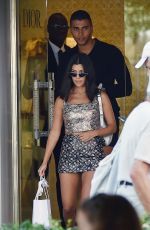 KOURTNEY KARDASHIAN and Younes Bendjima Out Shopping in Portofino 07/02/2018