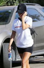 KOURTNEY KARDASHIAN at Anastasia Salon in Beverly Hills 07/12/2018