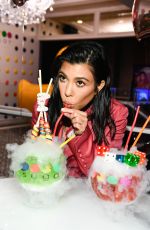 KOURTNEY KARDASHIAN at Sugar Factory Opening in Atlantic City 07/28/2018